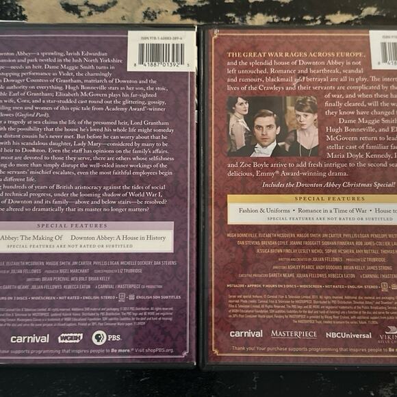 Downton Abbey DVD Season  1 & 2 - Picture 2 of 2